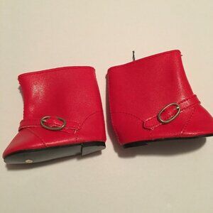 American Girl Doll Red Boots